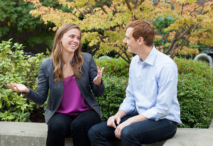 ABF recipients Hayley and Dan share how help from others led their careers to Berkeley.