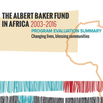 Albert Baker Fund in Africa 2003-2016
