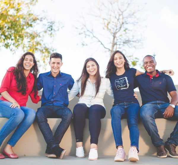 Smiling students