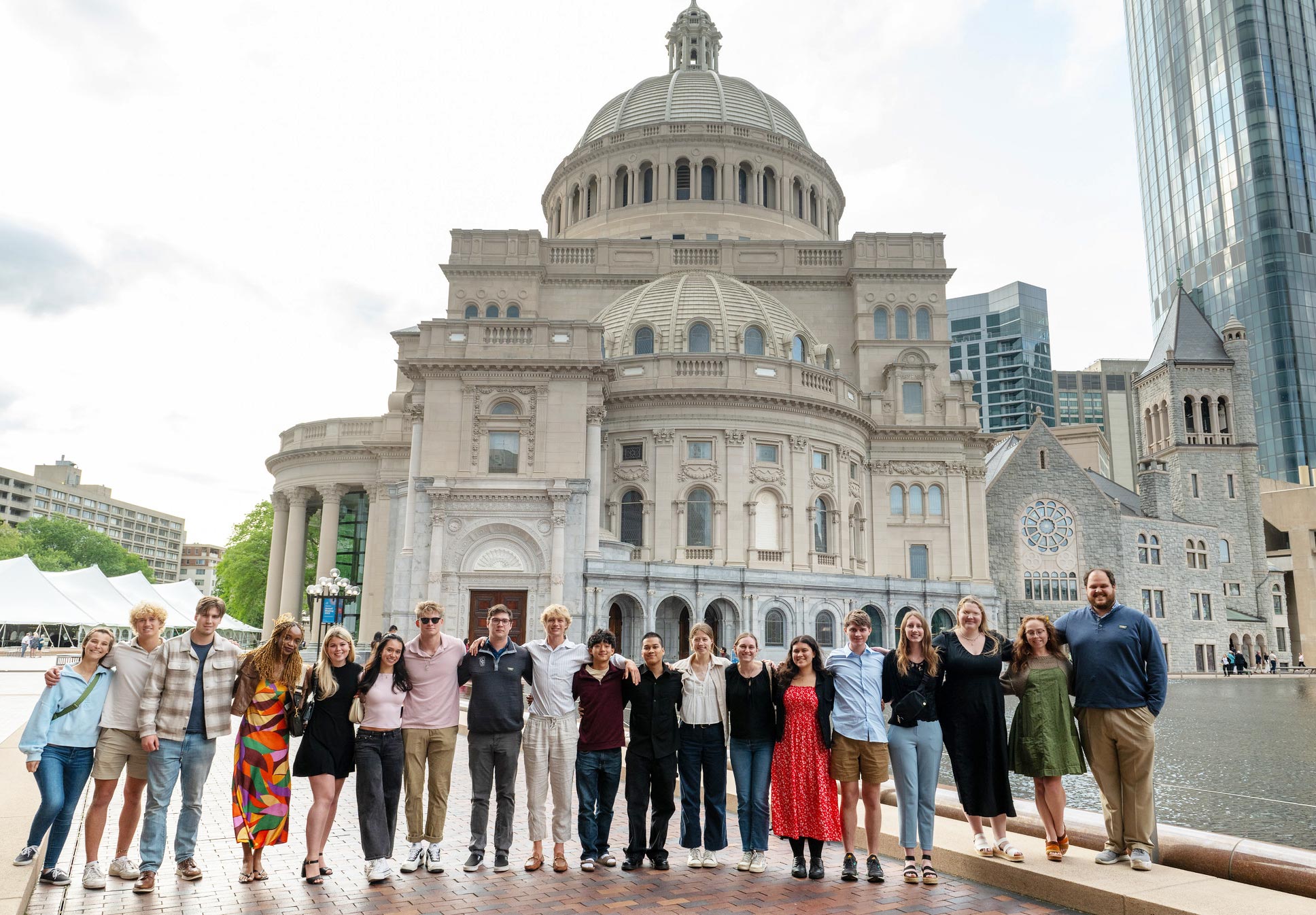 Students at The Mother Church