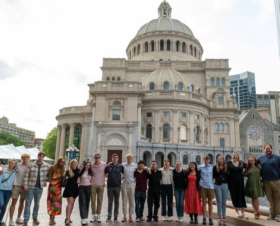 ABF Scholarship Recipients Gathered At The Mother Church At Annual Meeting, June 2025
